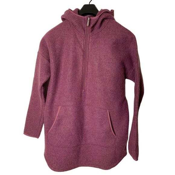 Smartwool Hudson Trail Fleece Poncho purple women’s size small NEW NWT - Picture 1 of 10